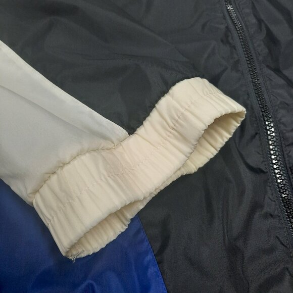 Vintage 90s JCPenney USA Olympics Windbreaker Jacket Adult Size Large Nylon Blue - Picture 7 of 8